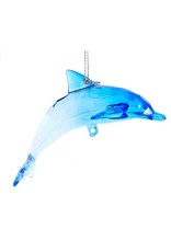 Kurt Adler Acrylic Dolphin Ornament Arched Pose