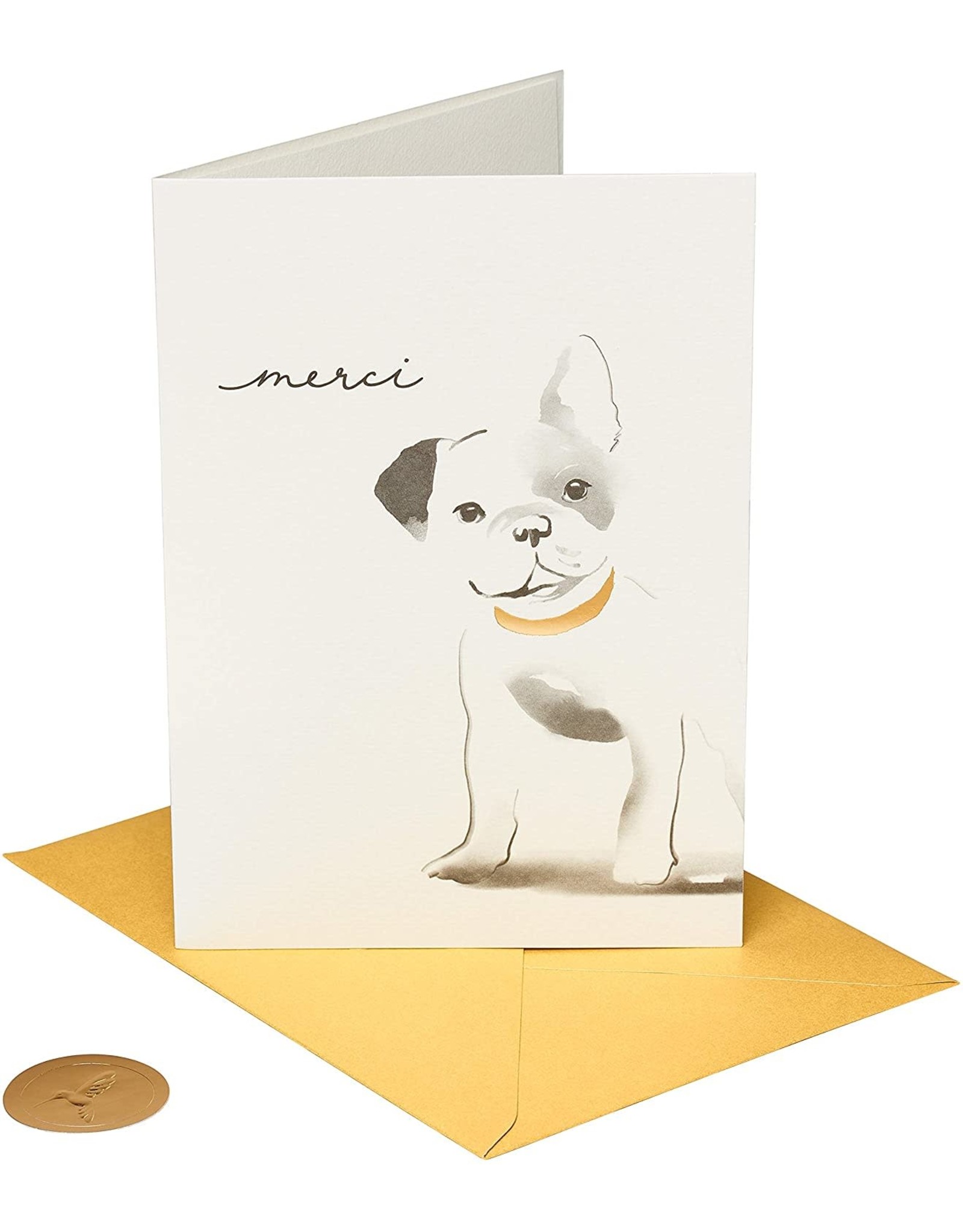 PAPYRUS® Thank You Card Frenchie Merci