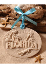 DIGS-N-GIFTS Florida  Sand Christmas Ornament