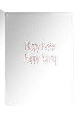 Caspari Easter Cards Easter Egg Wreath Die-Cut Greeting Card