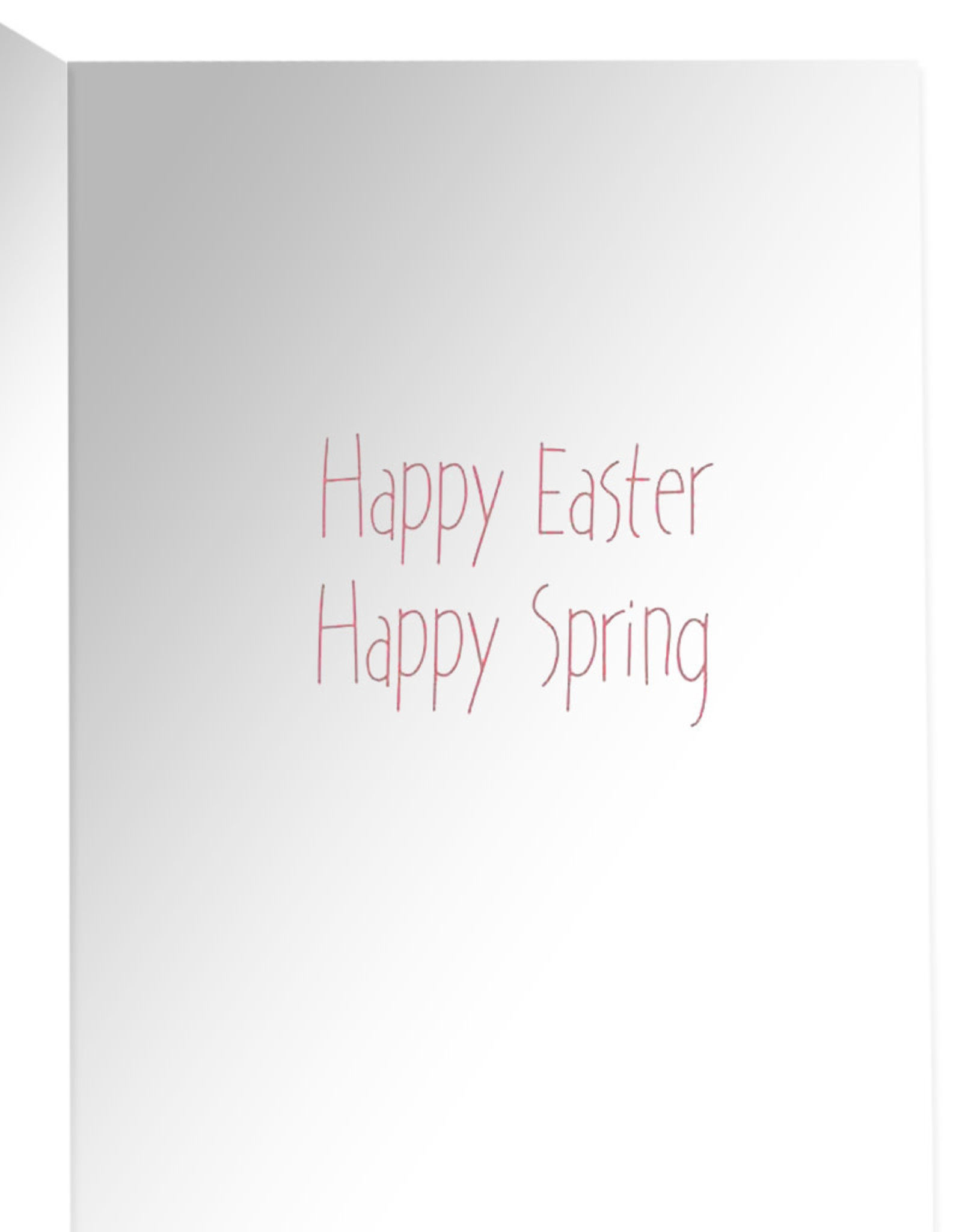 Caspari Easter Cards Easter Egg Wreath Die-Cut Greeting Card