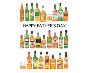 Caspari Fathers Day Cards Whiskey Father's Day Card Digs N Gifts