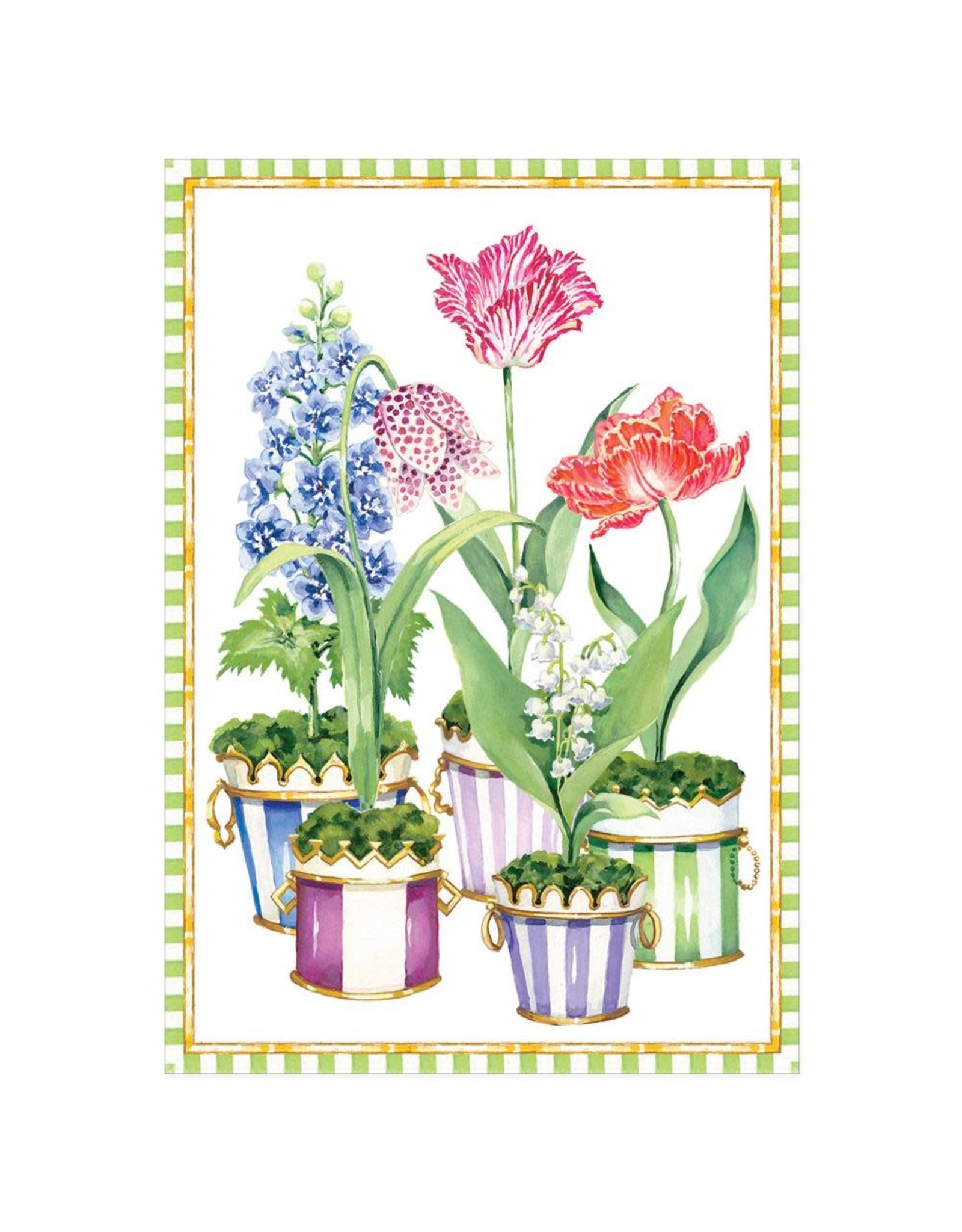 Caspari Mothers Day Cards Flower Pots Mother's Day Card
