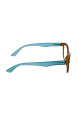 Reading Glasses Monterey Bay Honey Tortoise-Teal +3.50