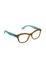 Reading Glasses Monterey Bay Honey Tortoise-Teal +3.50