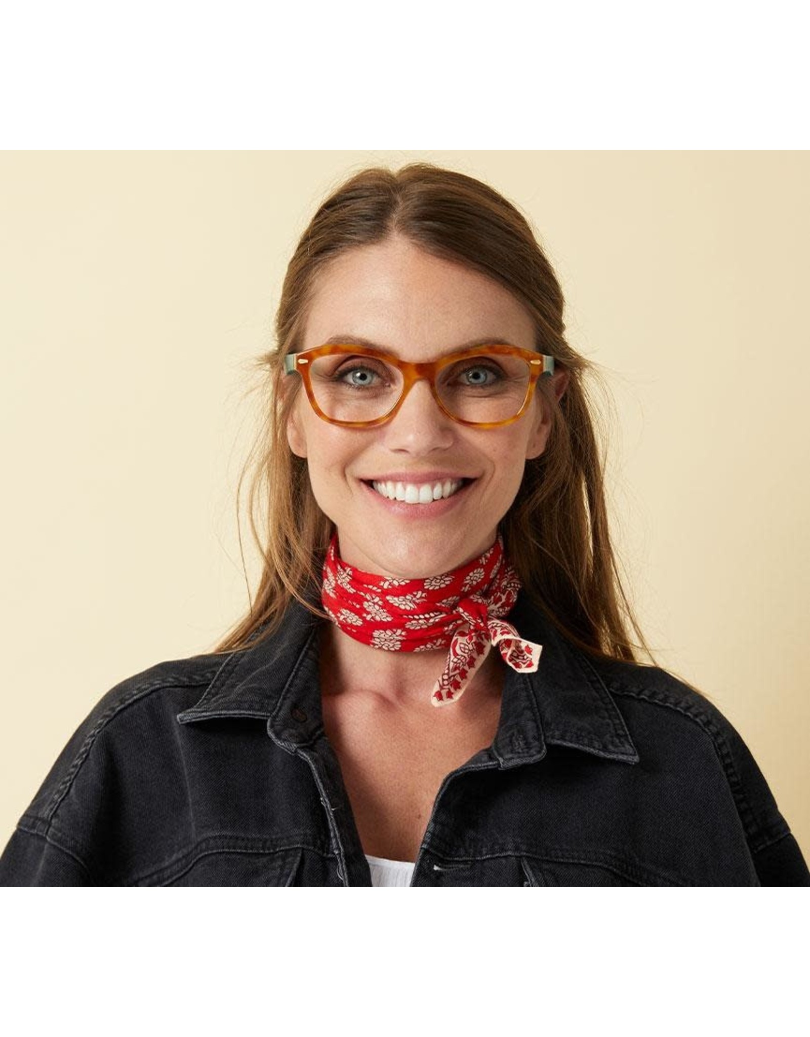 Reading Glasses Monterey Bay Honey Tortoise-Teal +3.50