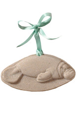 DIGS-N-GIFTS Manatee Sea Cow Sand Christmas Ornament