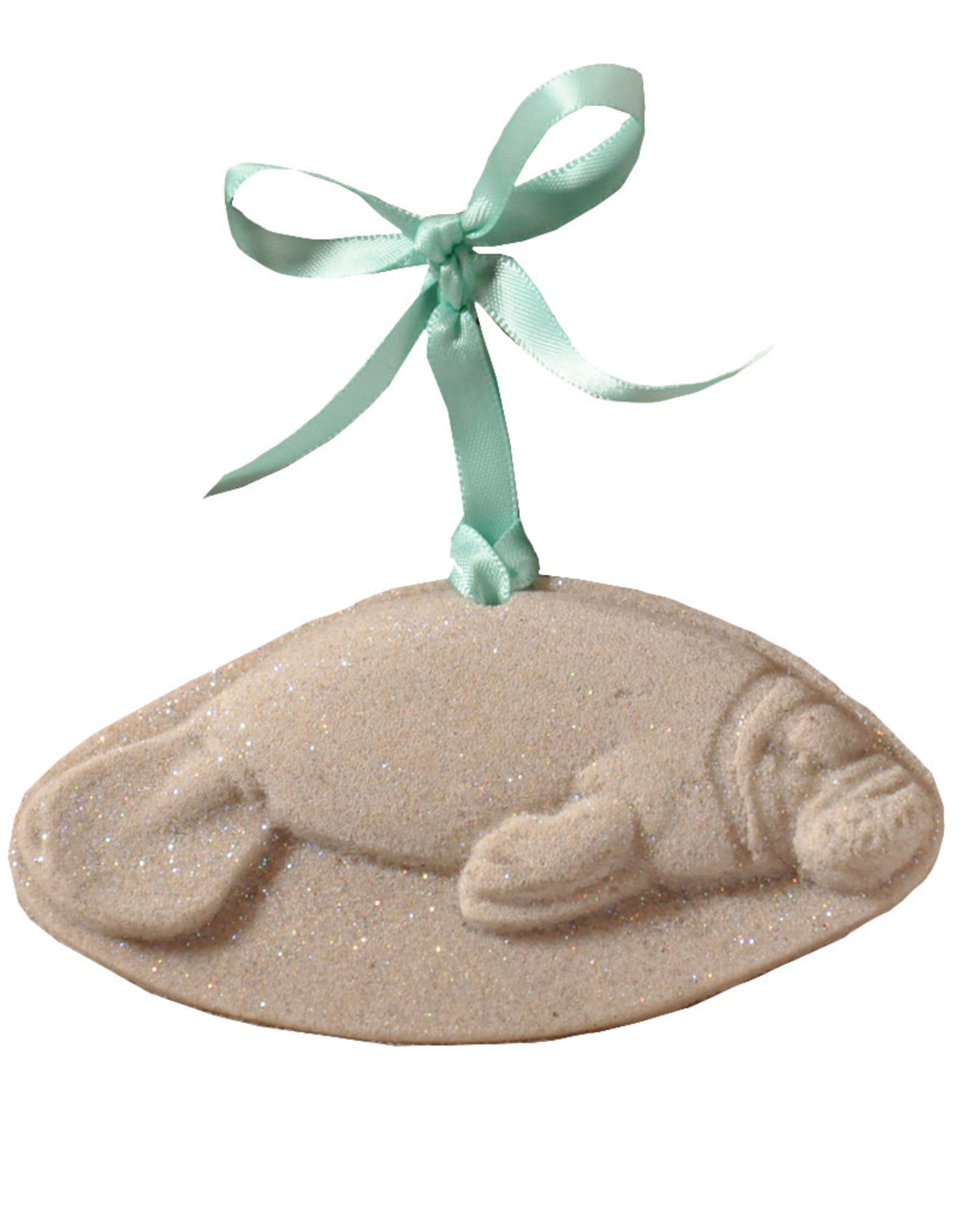 DIGS-N-GIFTS Manatee Sea Cow Sand Christmas Ornament