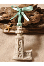 DIGS-N-GIFTS Sanibel Lighthouse Sand Christmas Ornament