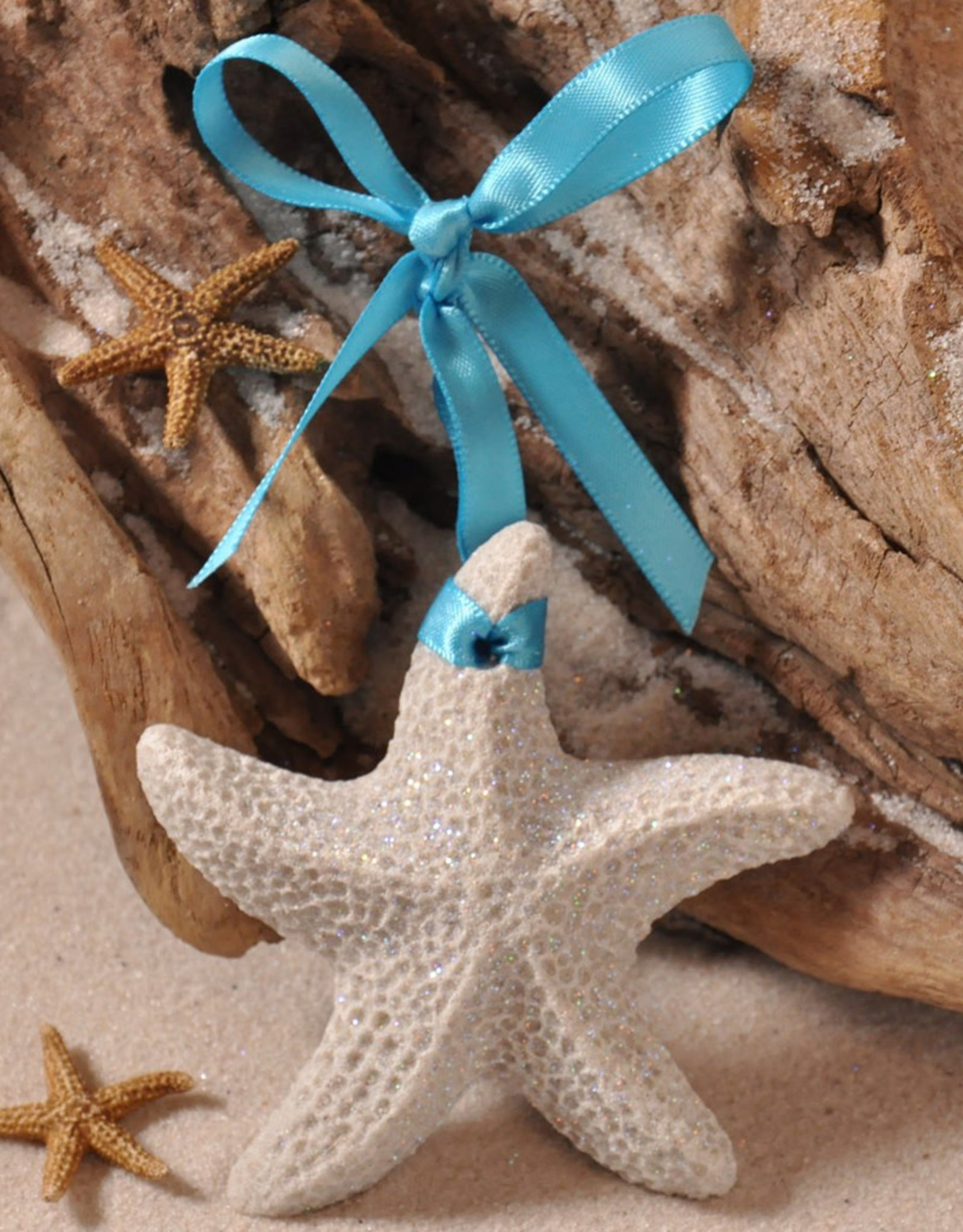 DIGS-N-GIFTS Starfish Sand Christmas Ornament
