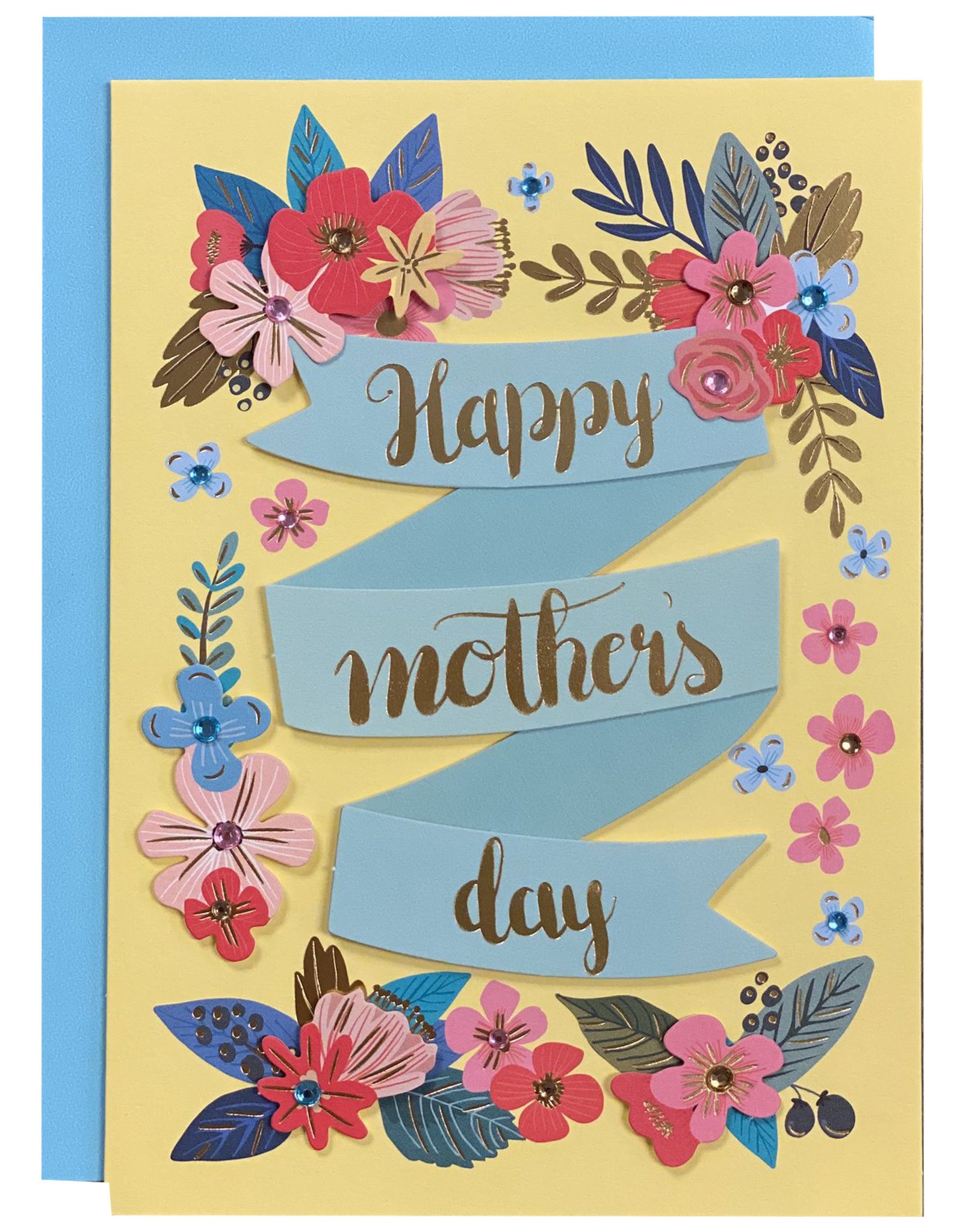 PAPYRUS® Mothers Day Card Flowers And Banners