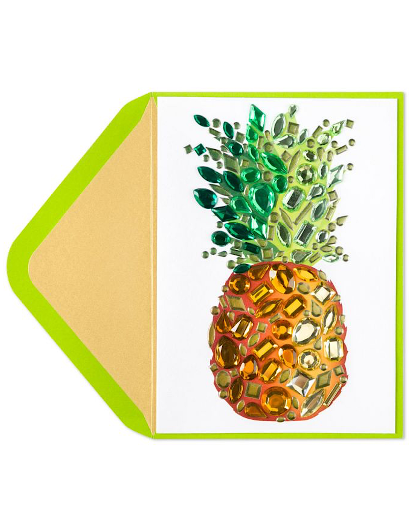 Papyrus Thank You Cards Gemmed Pineapple Thank You Card - Digs N Gifts