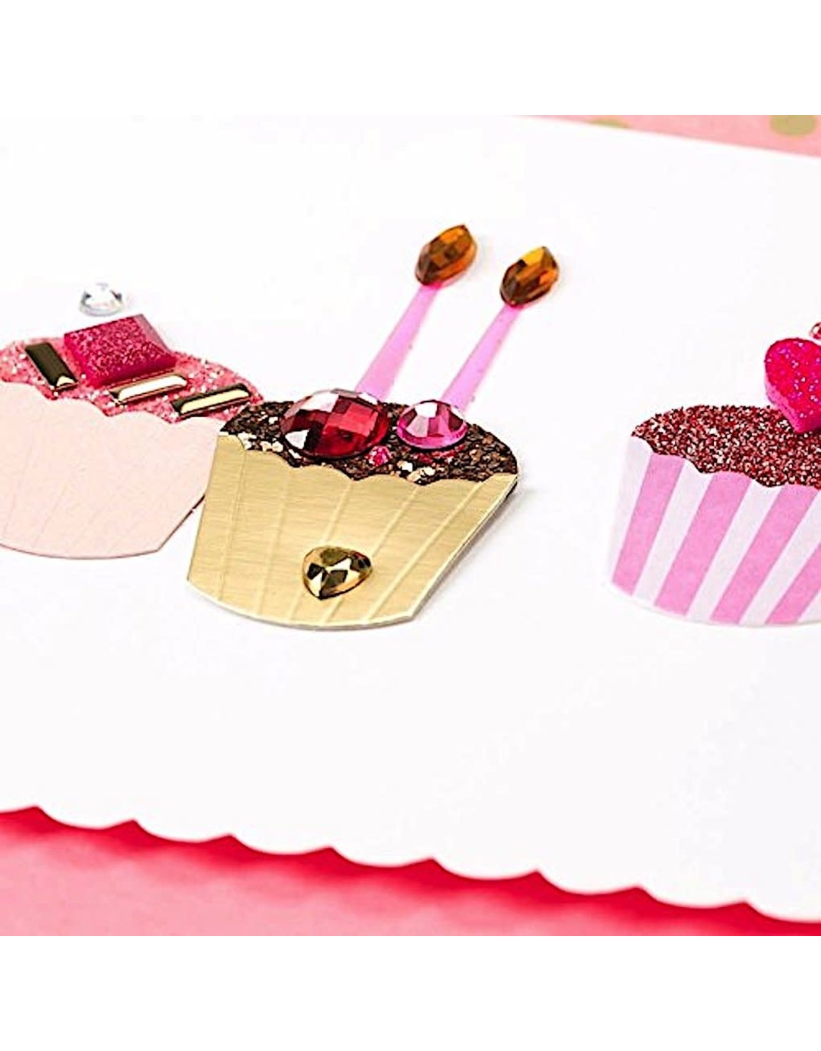 PAPYRUS® Birthday Cards Fabulous Handmade Birthday Cupcakes