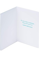 PAPYRUS® Birthday Card Glittered Rainbow Cake