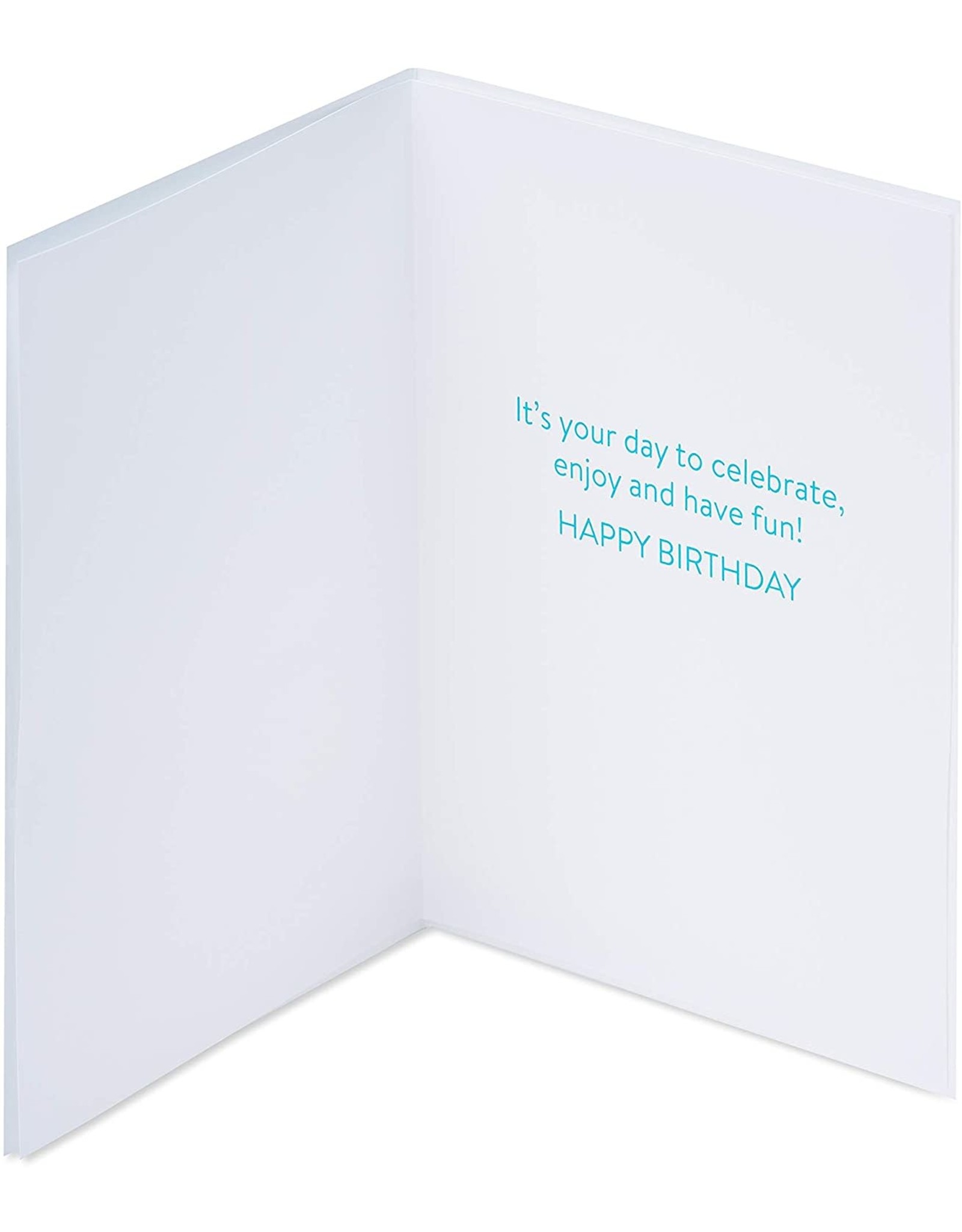 PAPYRUS® Birthday Card Glittered Rainbow Cake