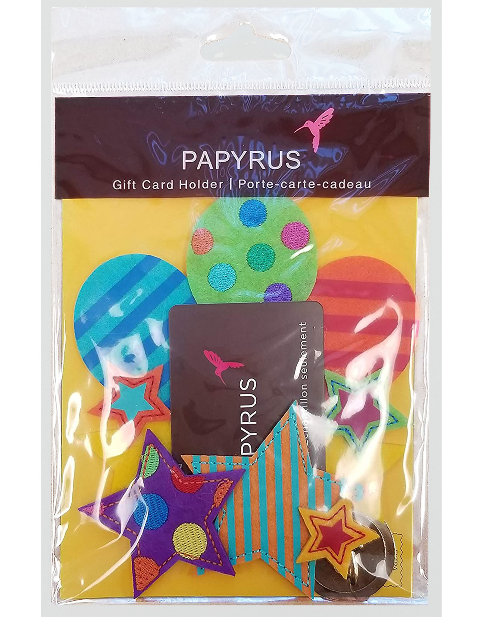 PAPYRUS® Gift Card Holder Felt Stars And Balloons