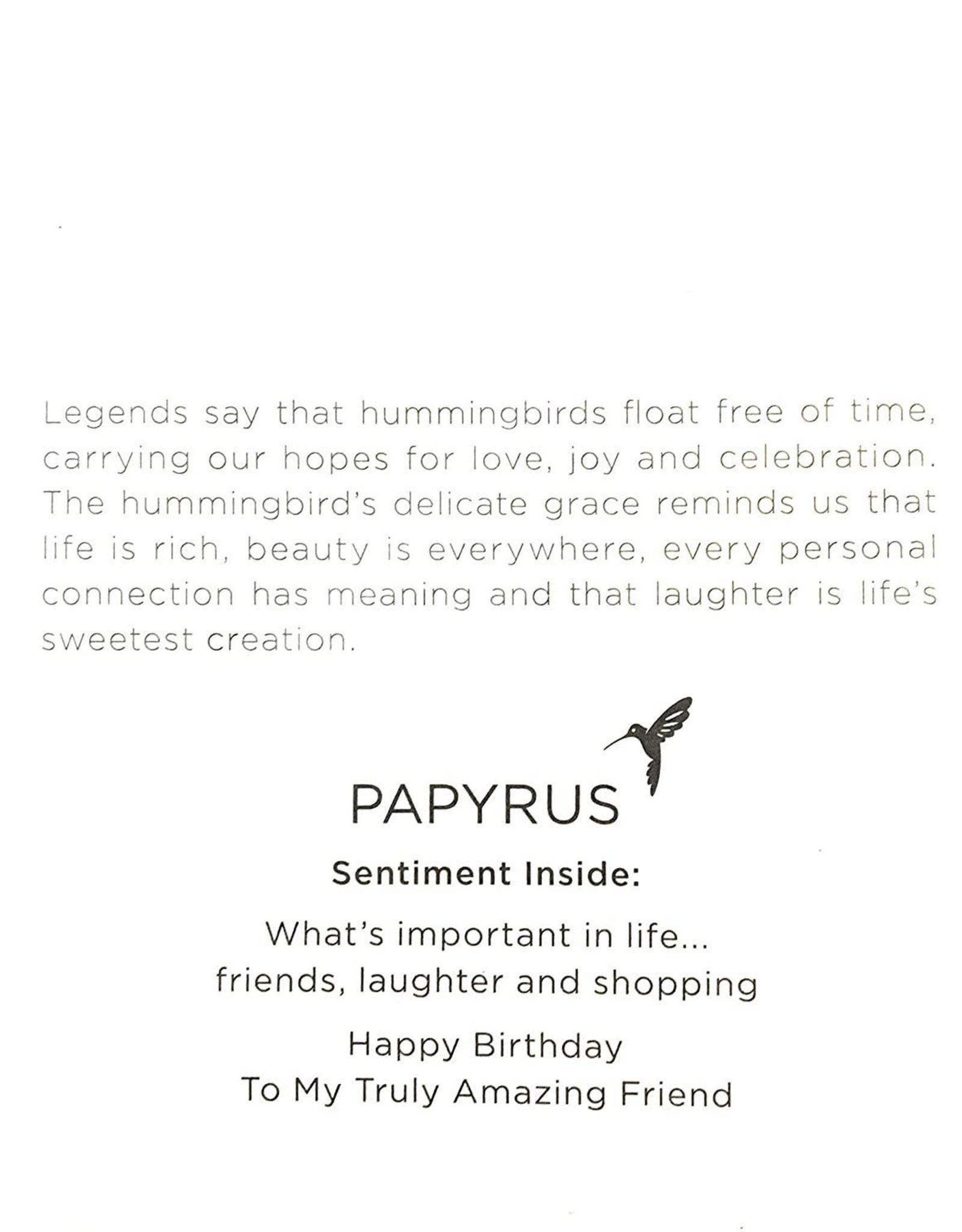 Papyrus Birthday Card (You're Truly Amazing)