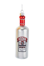 Kurt Adler Glass Vodka Bottle Ornament