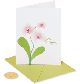PAPYRUS® Blank Cards Orchid Blank Note Card