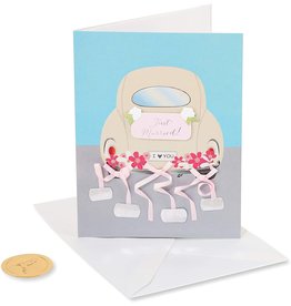 PAPYRUS® Wedding Cards Getaway Car Wedding Card