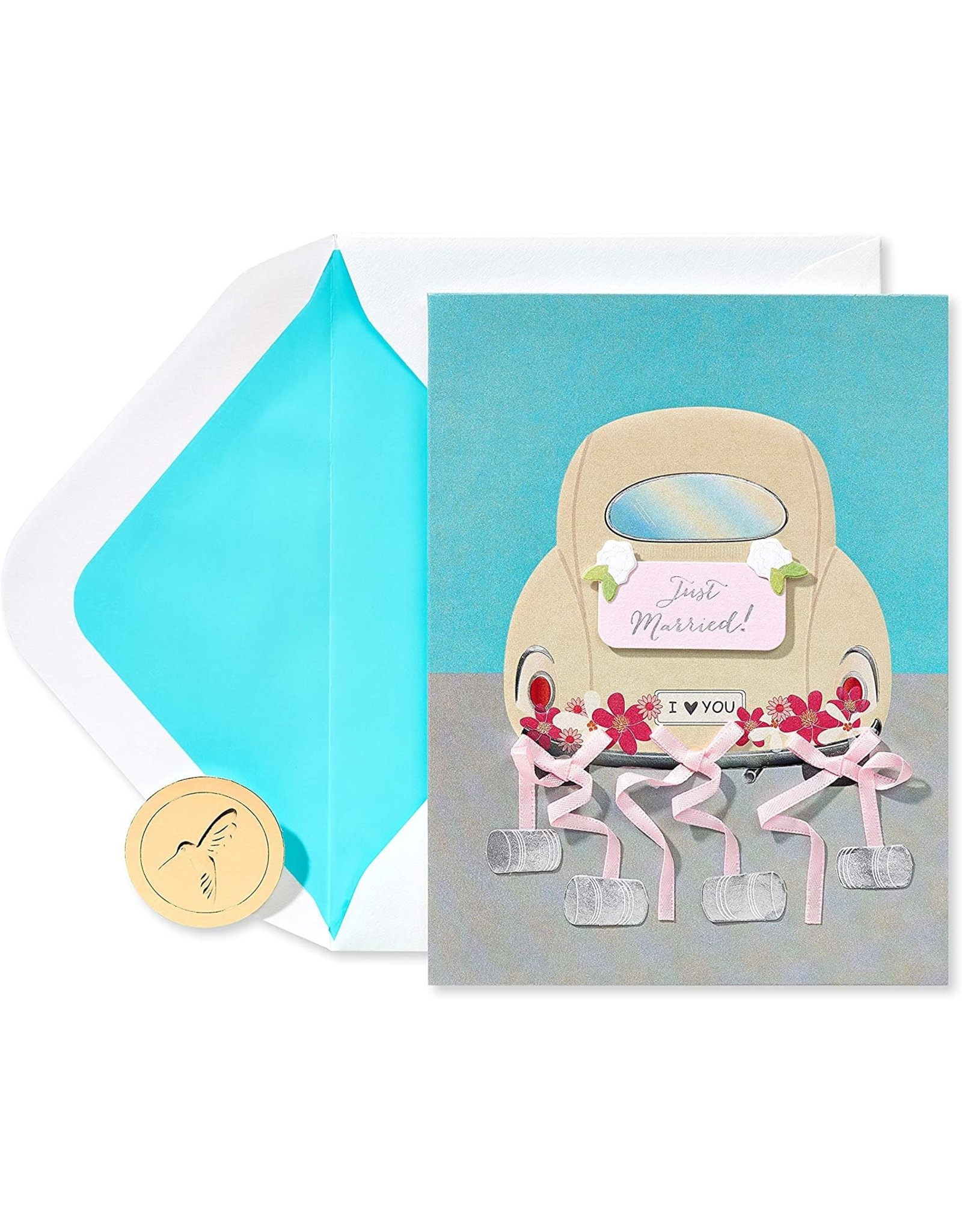 PAPYRUS® Wedding Cards Getaway Car Wedding Card