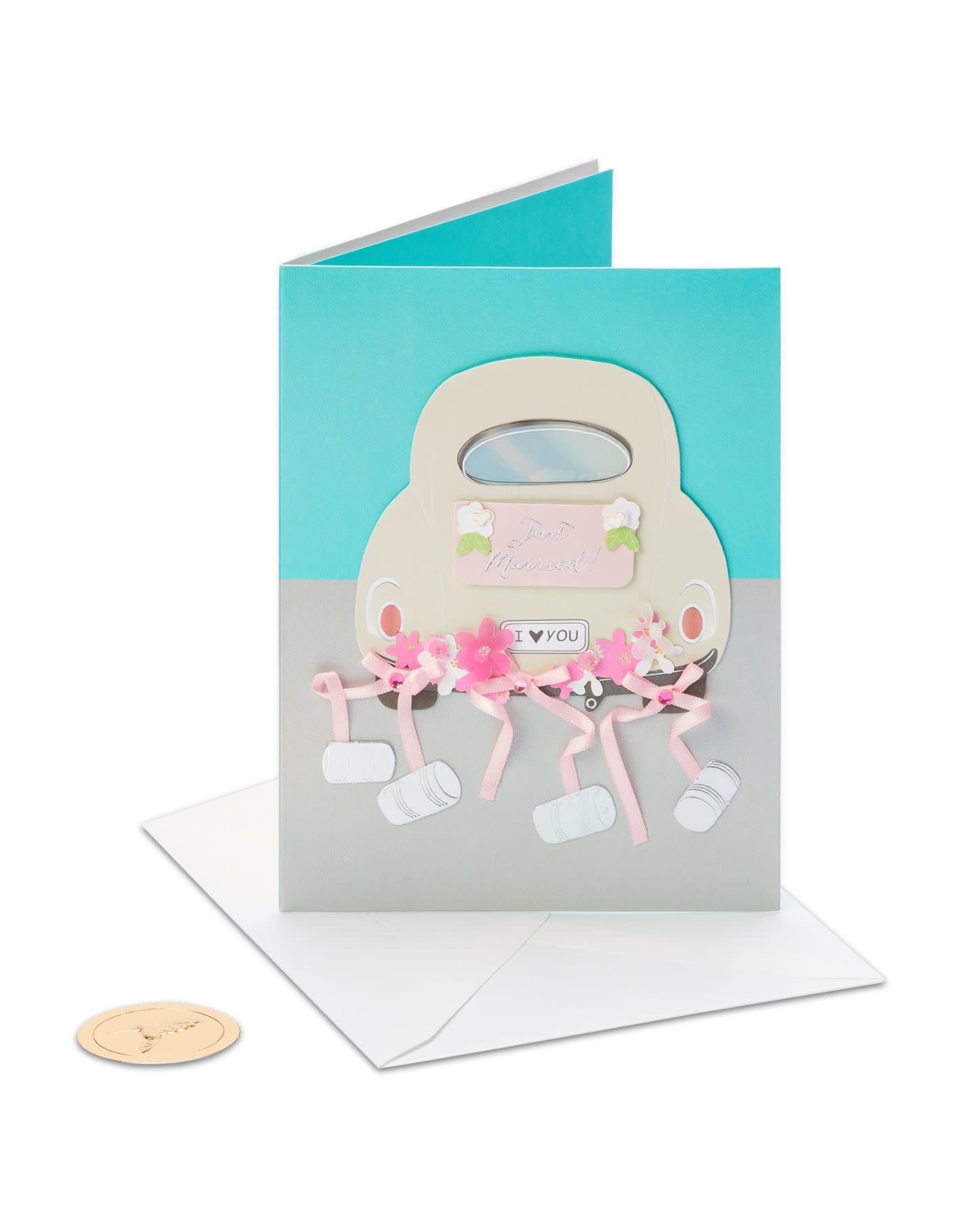 PAPYRUS® Wedding Cards Getaway Car Wedding Card