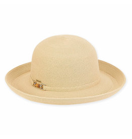 Sun N Sand Women's Hats Premium Paper Braid Up Brim - Natural