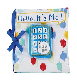Mud Pie Baby Gifts Hello Its Me Plush Ringing Phone Book Blue