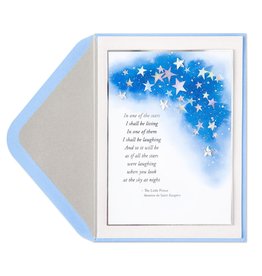 PAPYRUS® Sympathy Card One Of The Stars - Little Prince Quote