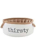 Mud Pie Travel Pet Bowls Set With Carrying Case
