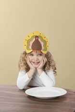 Mud Pie Thanksgiving Turkey Headband Plate Wrap - Y