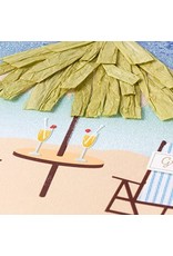 PAPYRUS® Wedding Cards Bride Groom Beach Chairs Wedding Card
