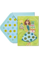 PAPYRUS® Birthday Card Girl In Polka Dot Dress By Bella Pilar