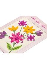 PAPYRUS® Birthday Card For Mom A Loving Wish Embroidered Flowers