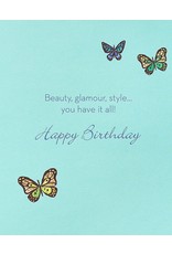 PAPYRUS® Birthday Card Butterfly Girl Bella Pilar