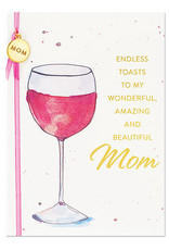 PAPYRUS® Birthday Card For Mom Elegant Wine
