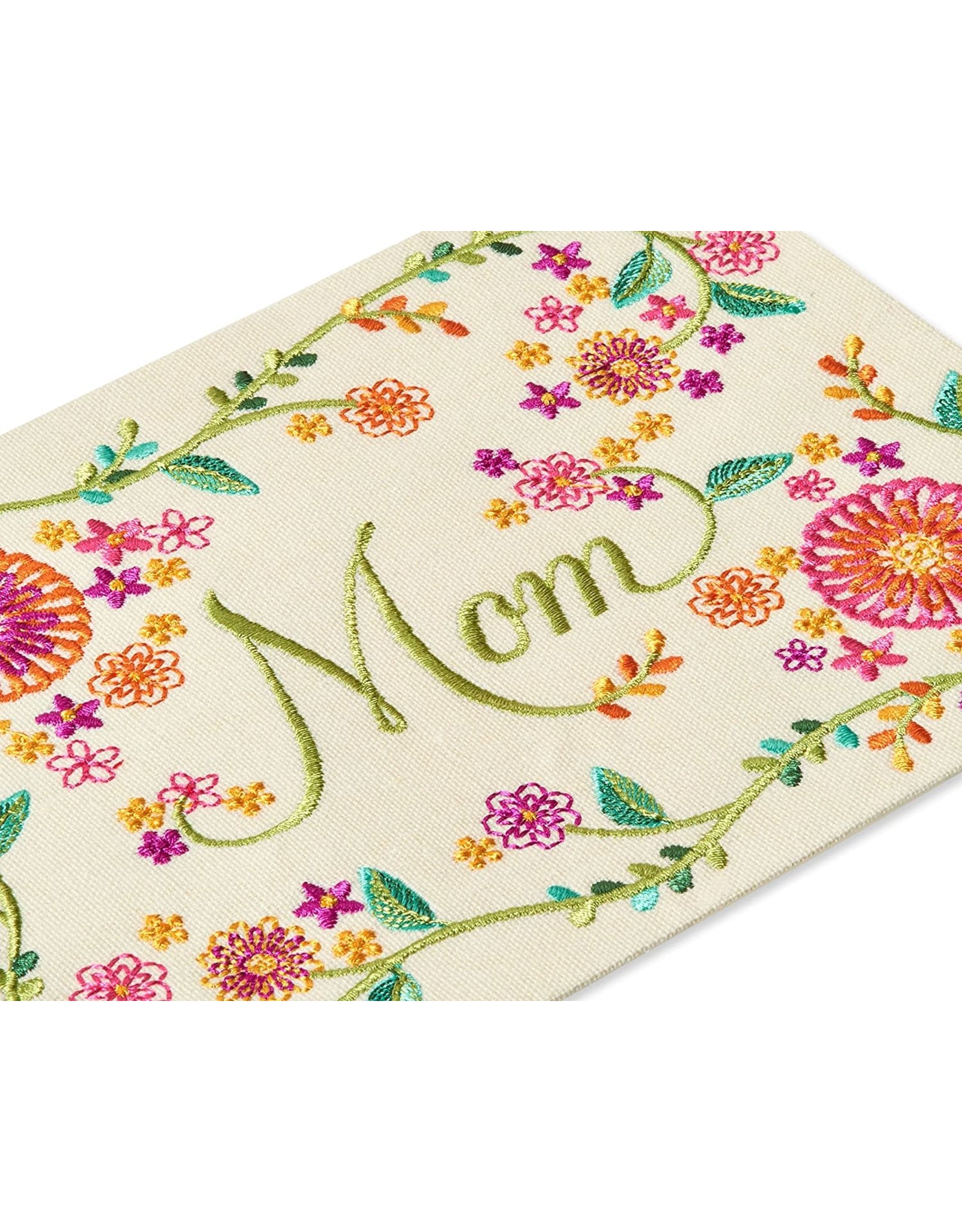 PAPYRUS® Birthday Card For Mom Embroidered With Flowers