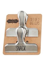 Mud Pie Chip Bag Clips Set of 2 - Snack - Munch