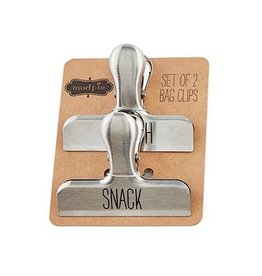 Mud Pie Chip Bag Clips Set of 2 - Snack - Munch