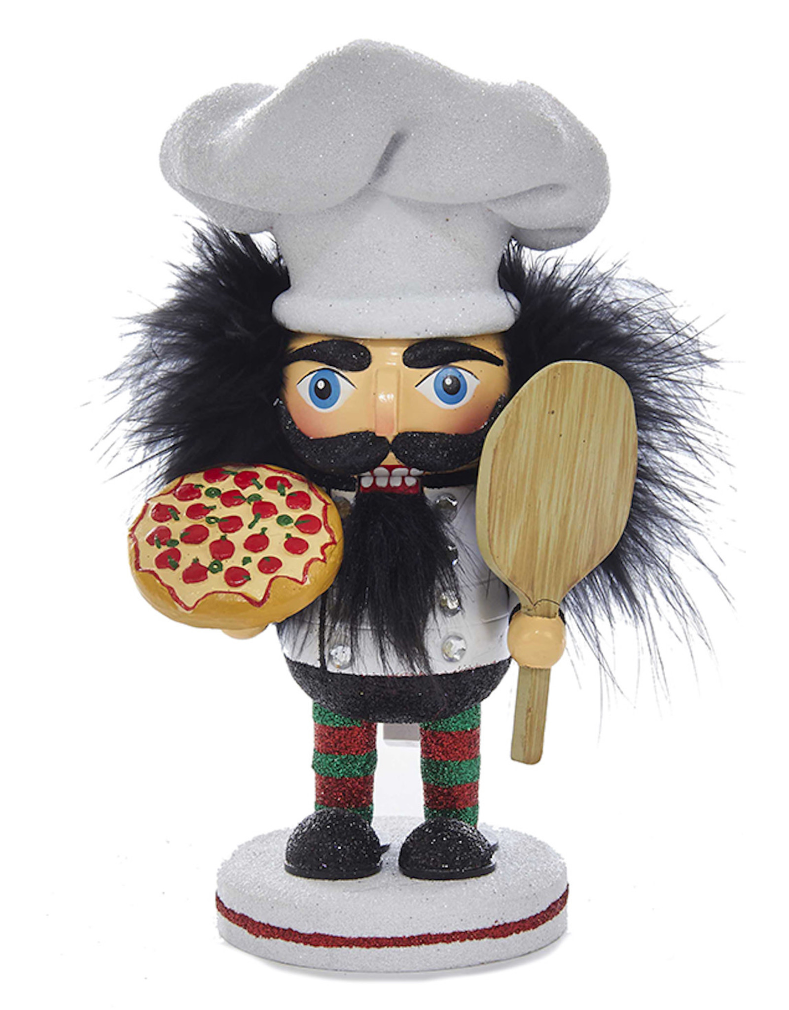 Kurt Adler Hollywood Pizza Chef Nutcracker 8 Inch