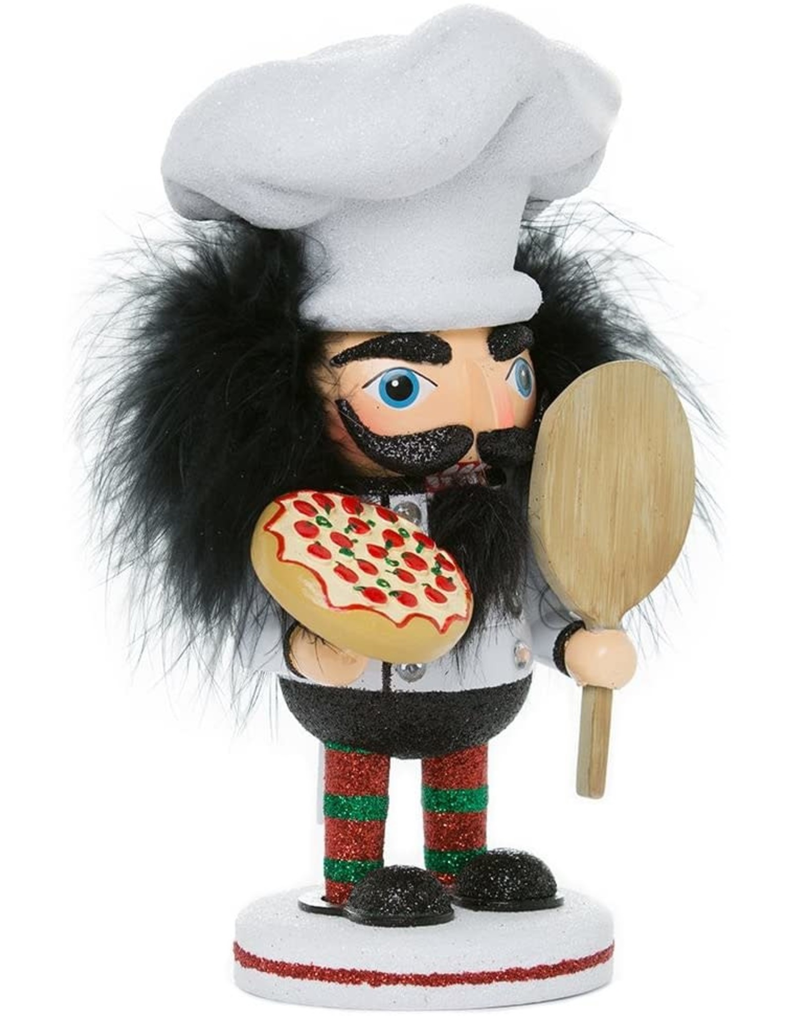 Kurt Adler Hollywood Pizza Chef Nutcracker 8 Inch