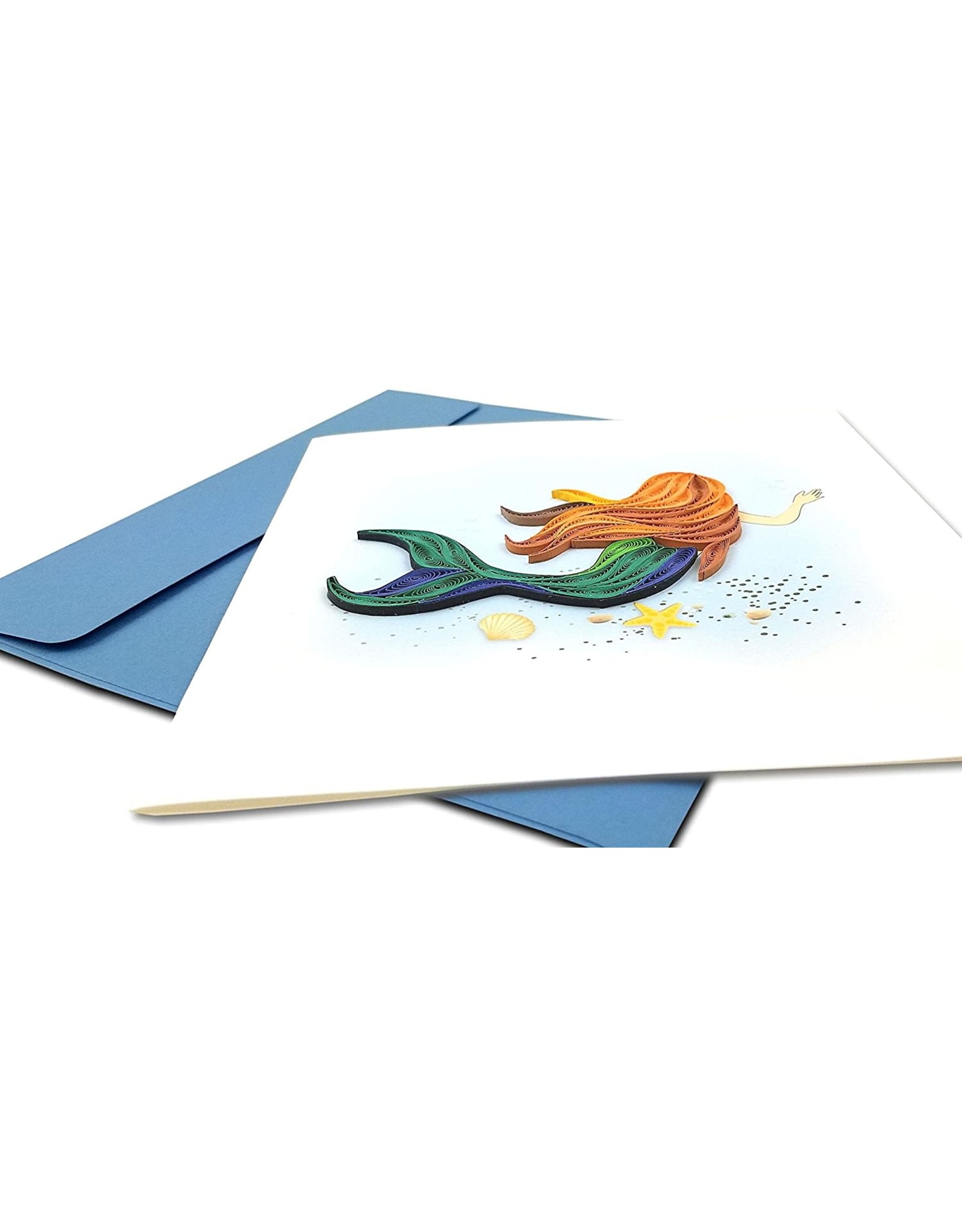 Quilling Card Quilled Mermaid Greeting Card