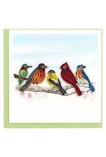 Quilling Card Quilled Songbirds Greeting Card