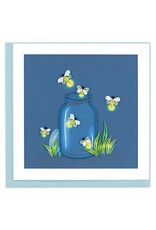 Quilling Card Quilled Fireflies Greeting Card