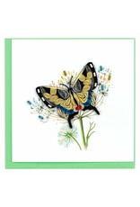 Quilling Card Quilled Swallowtail Butterfly Greeting Card