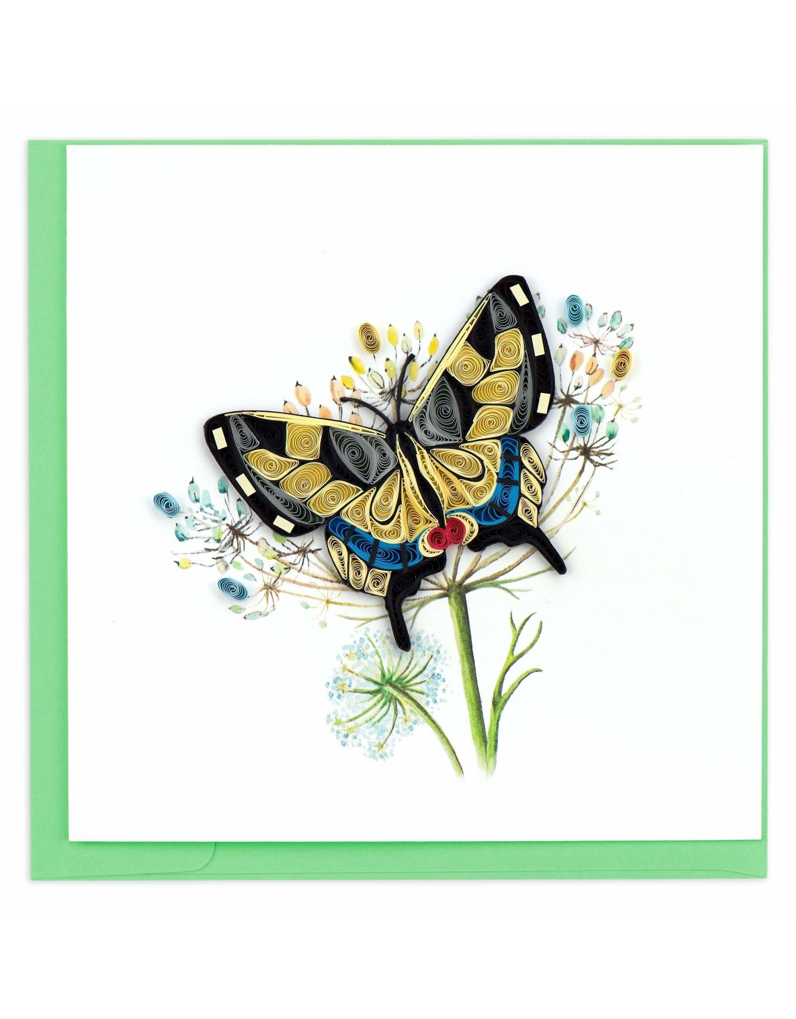 Quilling Card Quilled Swallowtail Butterfly Greeting Card