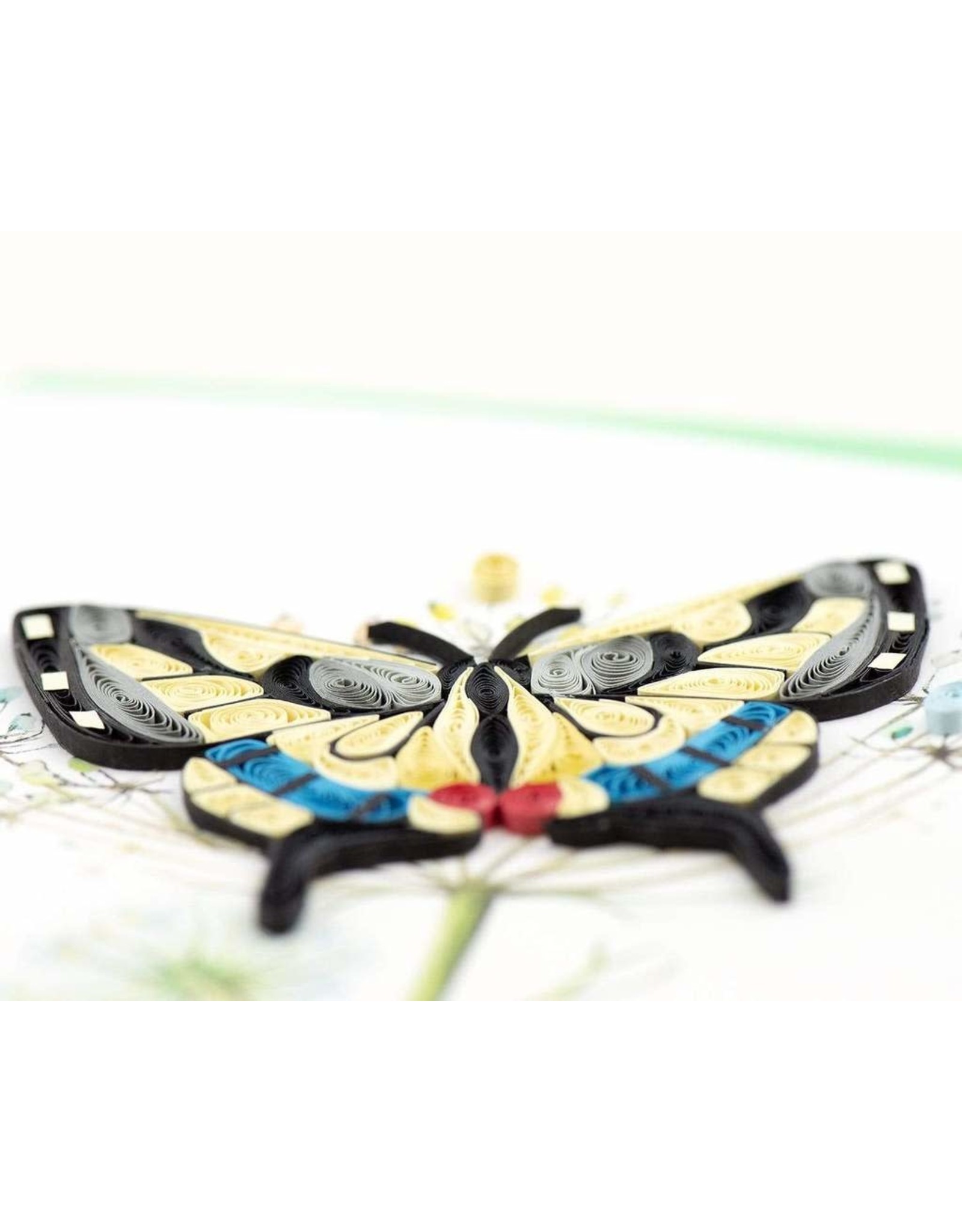 Quilling Card Quilled Swallowtail Butterfly Greeting Card