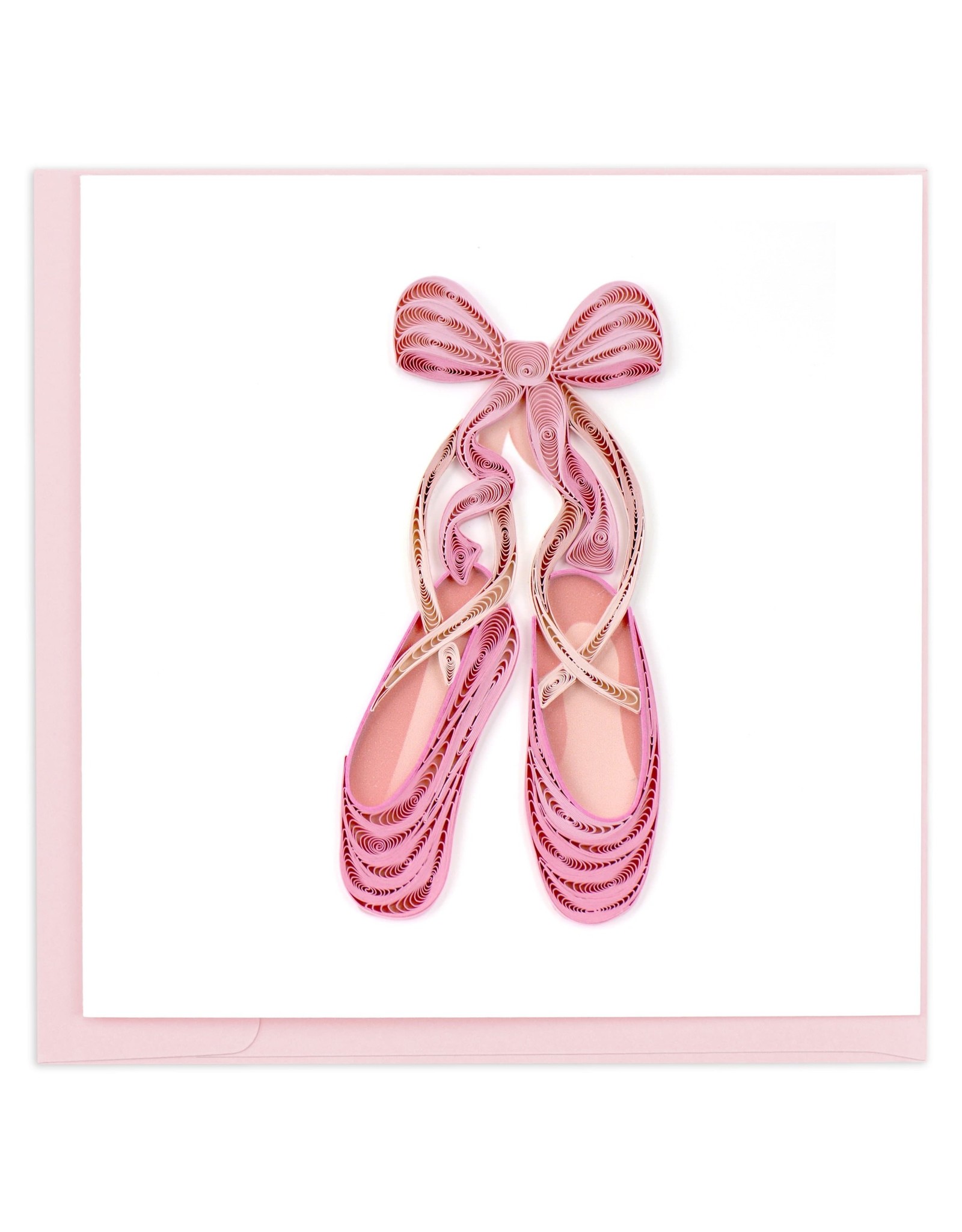 Quilling Card Quilled Ballet Slippers Greeting Card