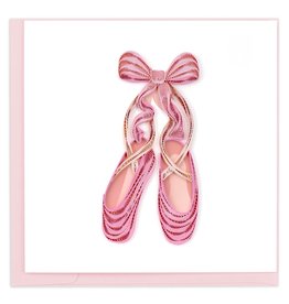 Quilling Card Quilled Ballet Slippers Greeting Card