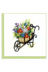 Quilling Card Quilled Wheelbarrow Garden Greeting Card